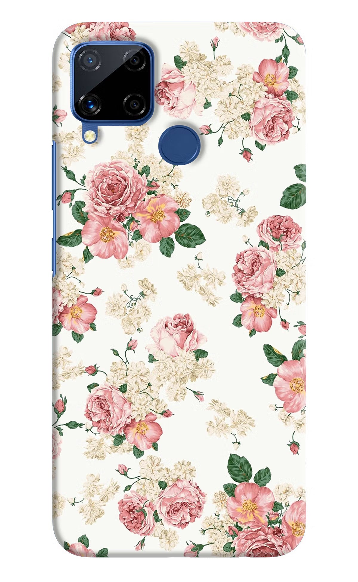 Flowers Realme C15 Hard Case Back Cover by Casekaro