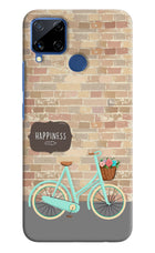 Happiness Artwork Realme C15 Hard Case Back Cover by Casekaro