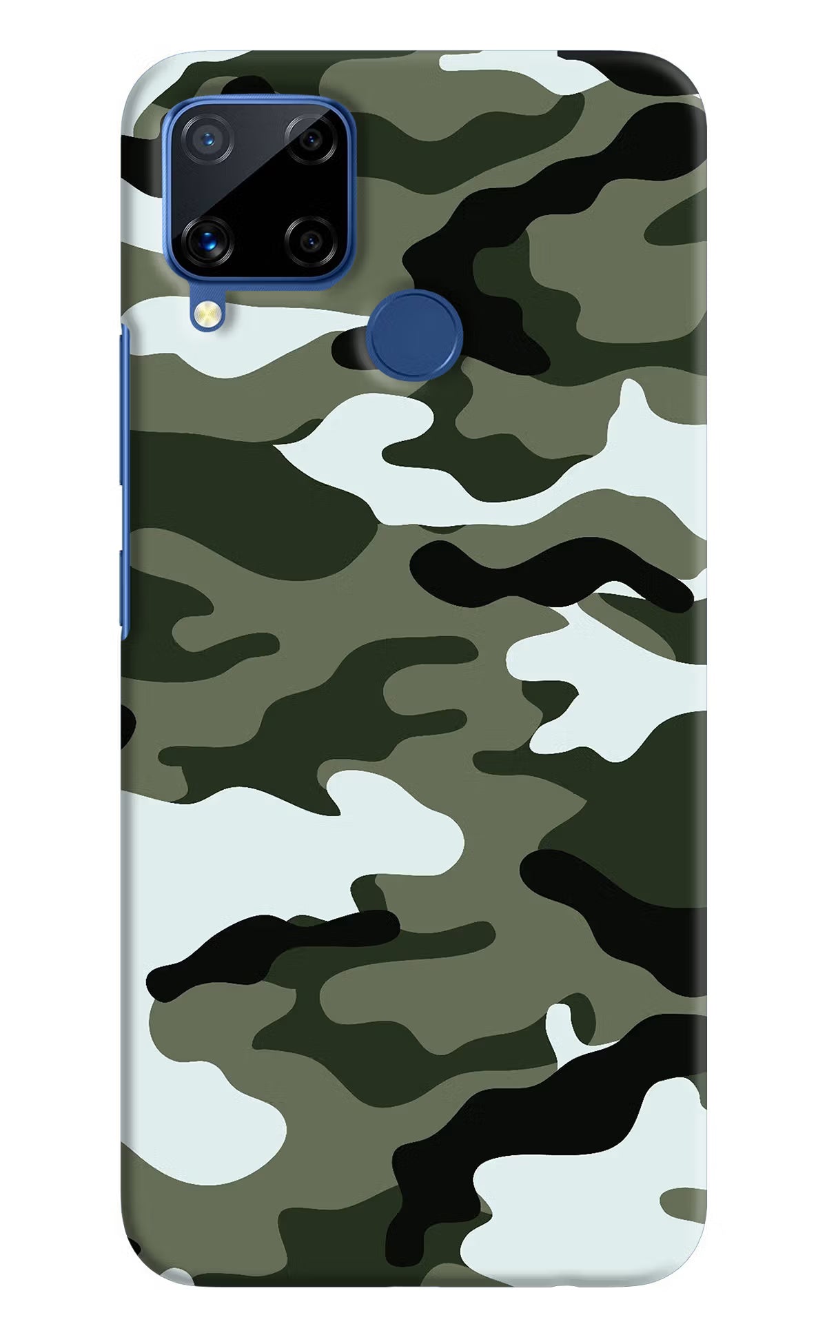 Camouflage Realme C15 Hard Case Back Cover by Casekaro