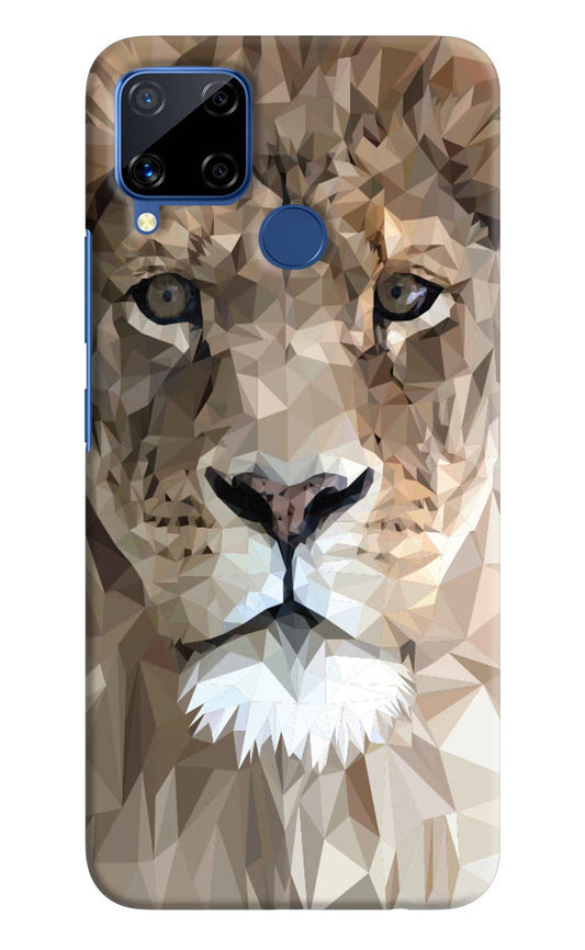 Lion Art Realme C15 Hard Case Back Cover by Casekaro