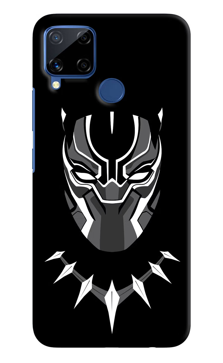 Black Panther Realme C15 Back Cover, Hard case