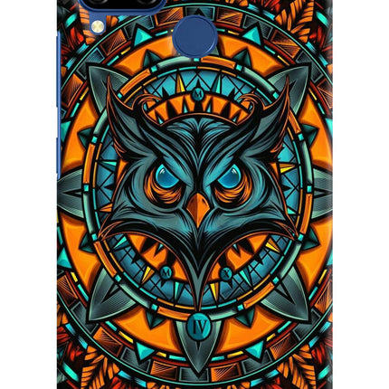 Angry Owl Art Realme C15 Hard Case Back Cover by Casekaro