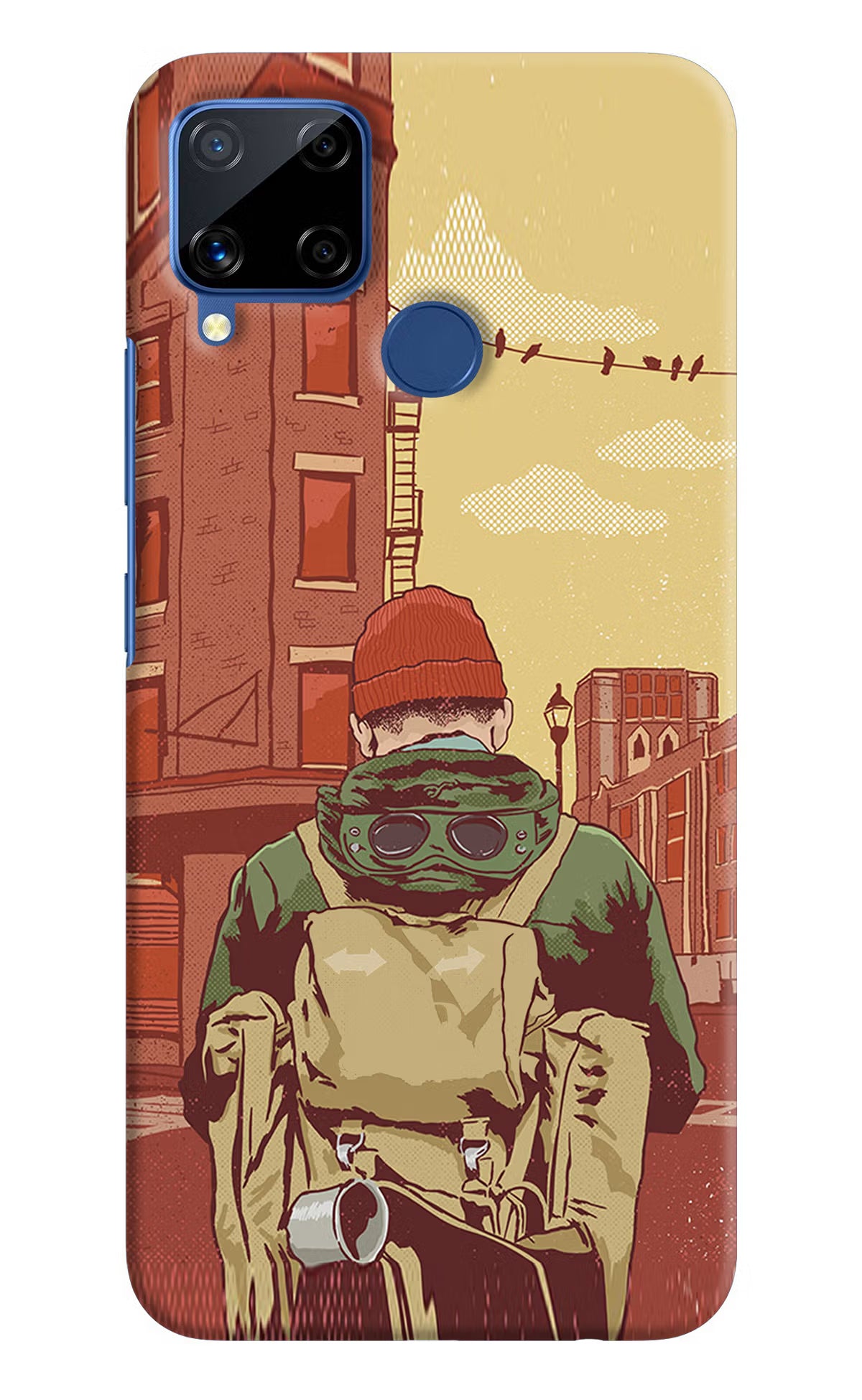 Adventurous Realme C15 Hard Case Back Cover by Casekaro