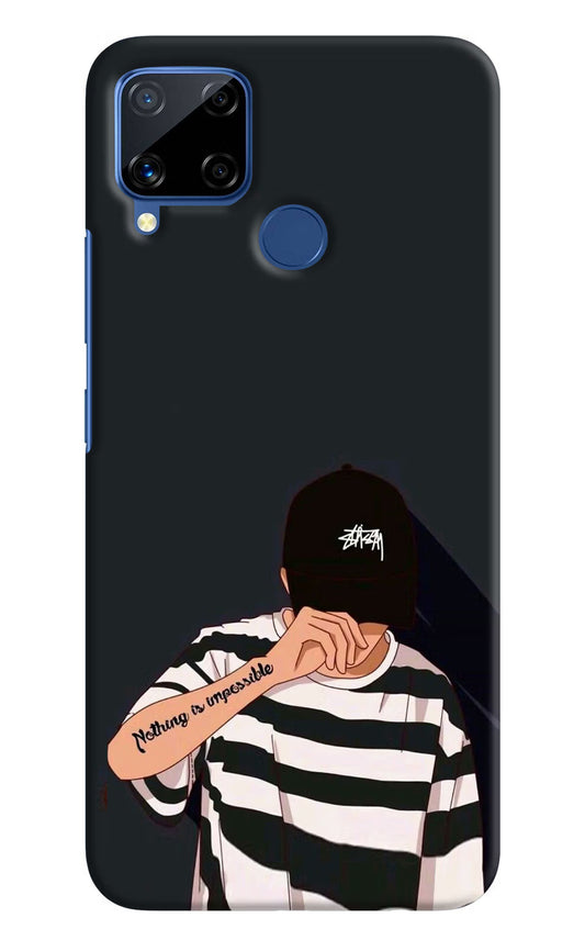 Aesthetic Boy Realme C15 Hard Case Back Cover by Casekaro
