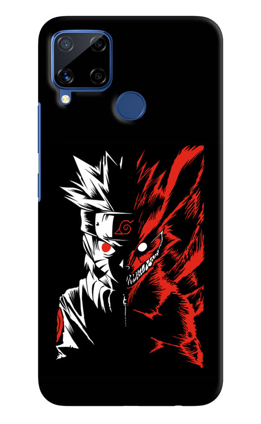 Naruto Two Face Realme C15 Hard Case Back Cover by Casekaro