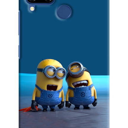 Minion Laughing Realme C15 Hard Case Back Cover by Casekaro