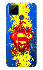 Superman logo Realme C15 Hard Case Back Cover by Casekaro