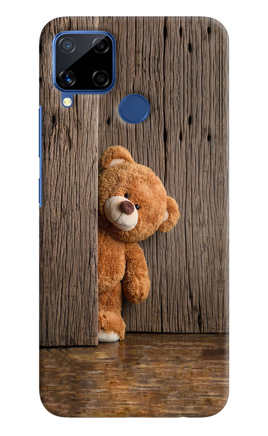 Teddy Wooden Realme C15 Hard Case Back Cover by Casekaro
