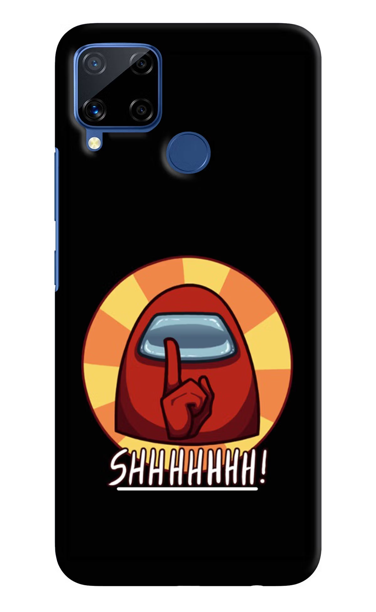 Among Us Shhh! Realme C15 Hard Case Back Cover by Casekaro