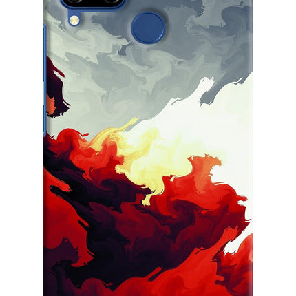 Fire Cloud Realme C15 Hard Case Back Cover by Casekaro
