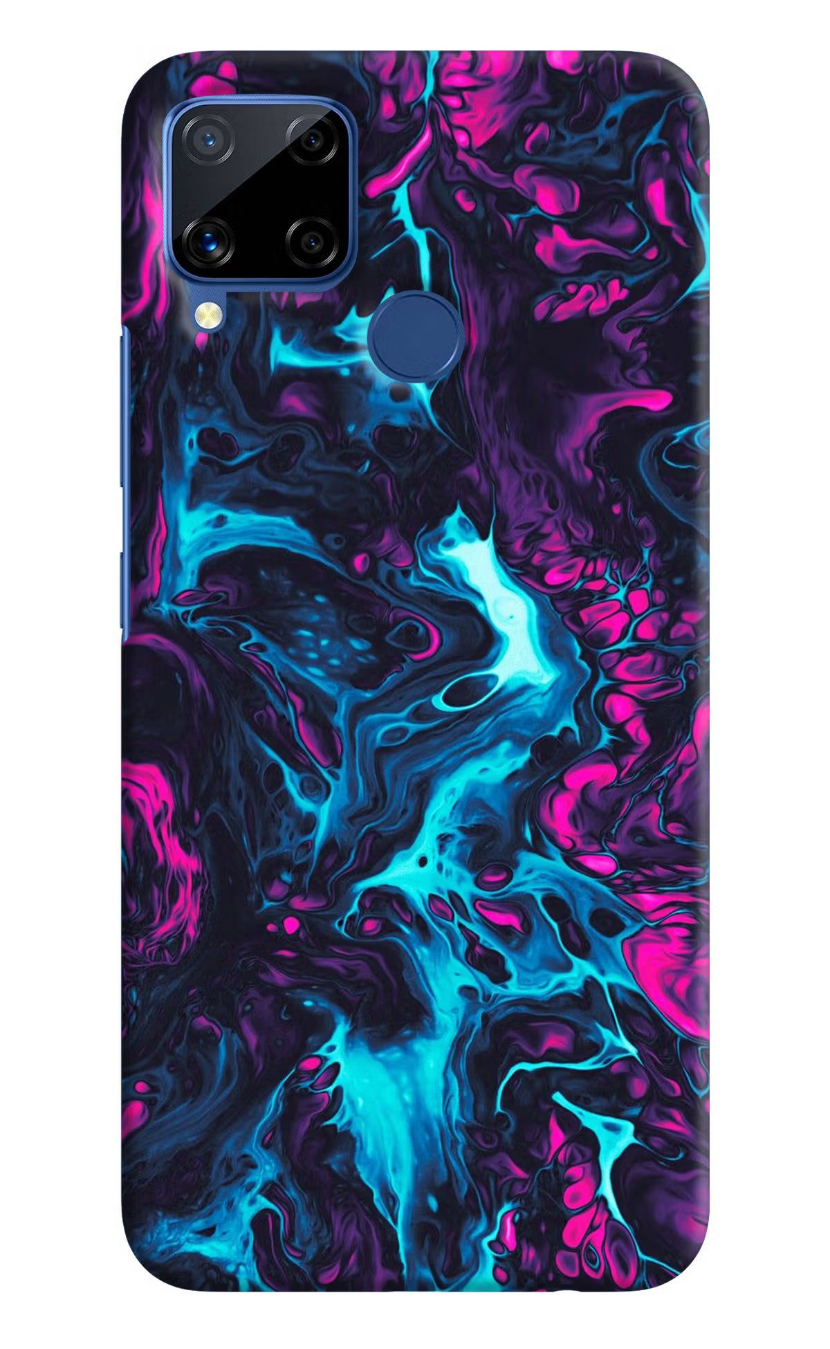 Abstract Realme C15 Hard Case Back Cover by Casekaro