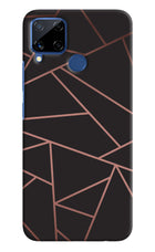 Geometric Pattern Realme C15 Hard Case Back Cover by Casekaro