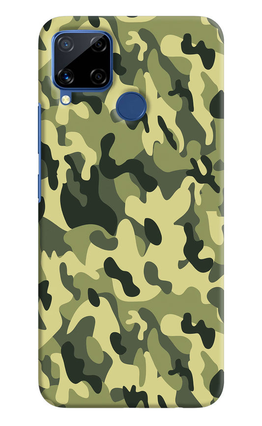 Camouflage Realme C15 Hard Case Back Cover by Casekaro