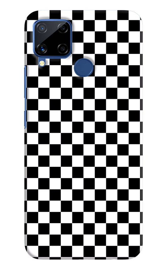 Chess Board Realme C15 Hard Case Back Cover by Casekaro