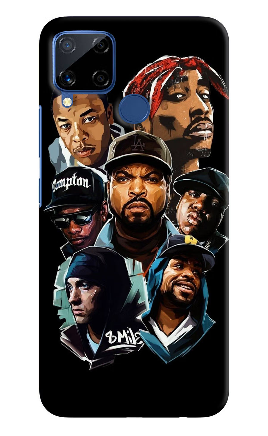 Rappers Realme C15 Back Cover, Hard case