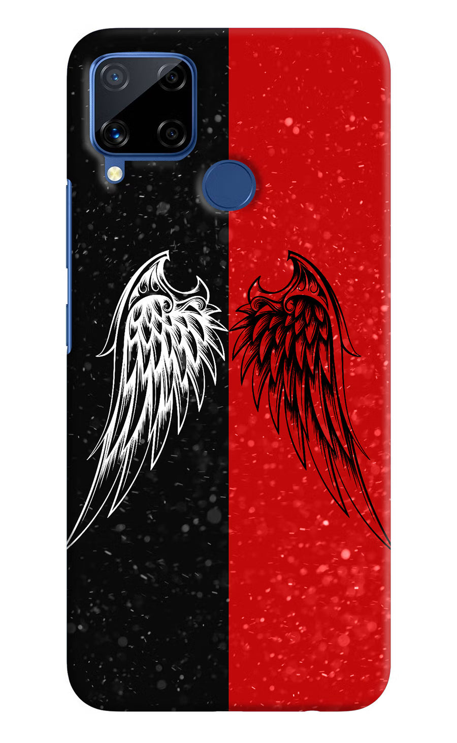 Wings Realme C15 Back Cover, Hard case