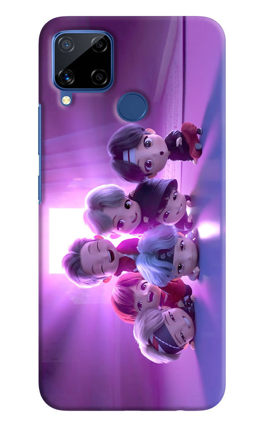 BTS Chibi Realme C15 Hard Case Back Cover by Casekaro