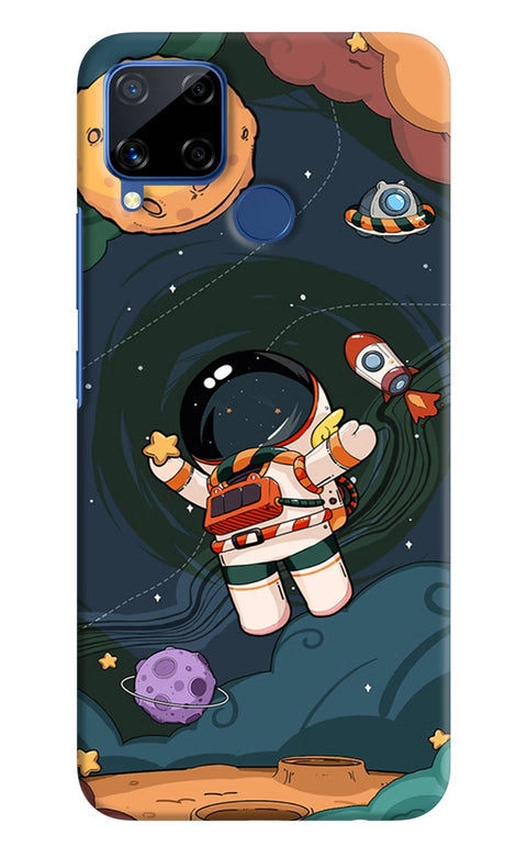 Cartoon Astronaut Realme C15 Back Cover