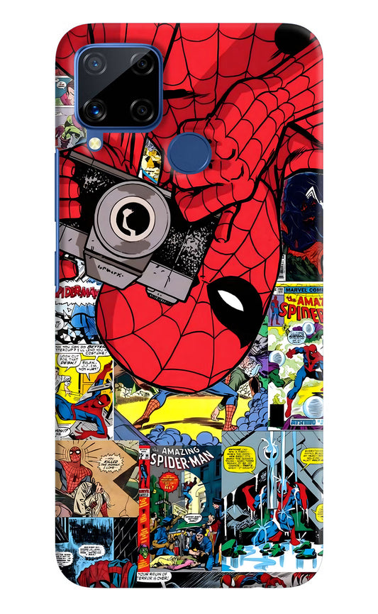 Spider Man Realme C15 Hard Case Back Cover by Casekaro