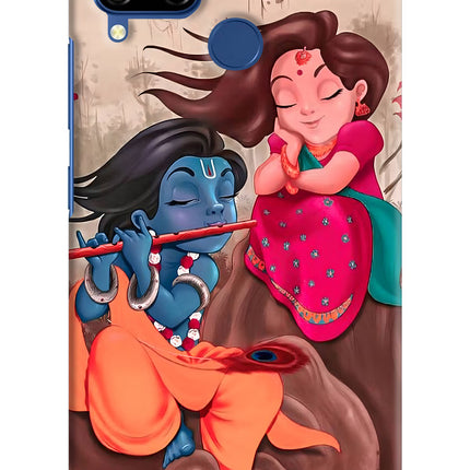 Radhe Krishna Realme C15 Hard Case Back Cover by Casekaro
