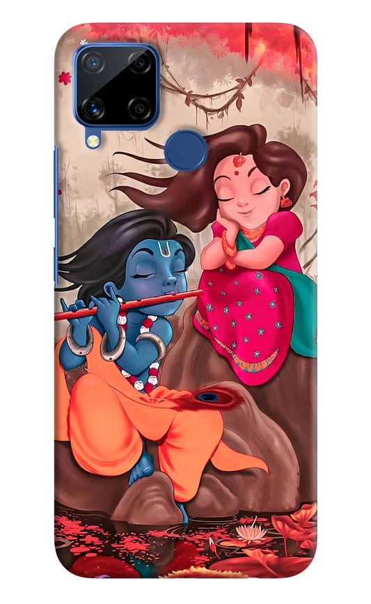 Radhe Krishna Realme C15 Hard Case Back Cover by Casekaro
