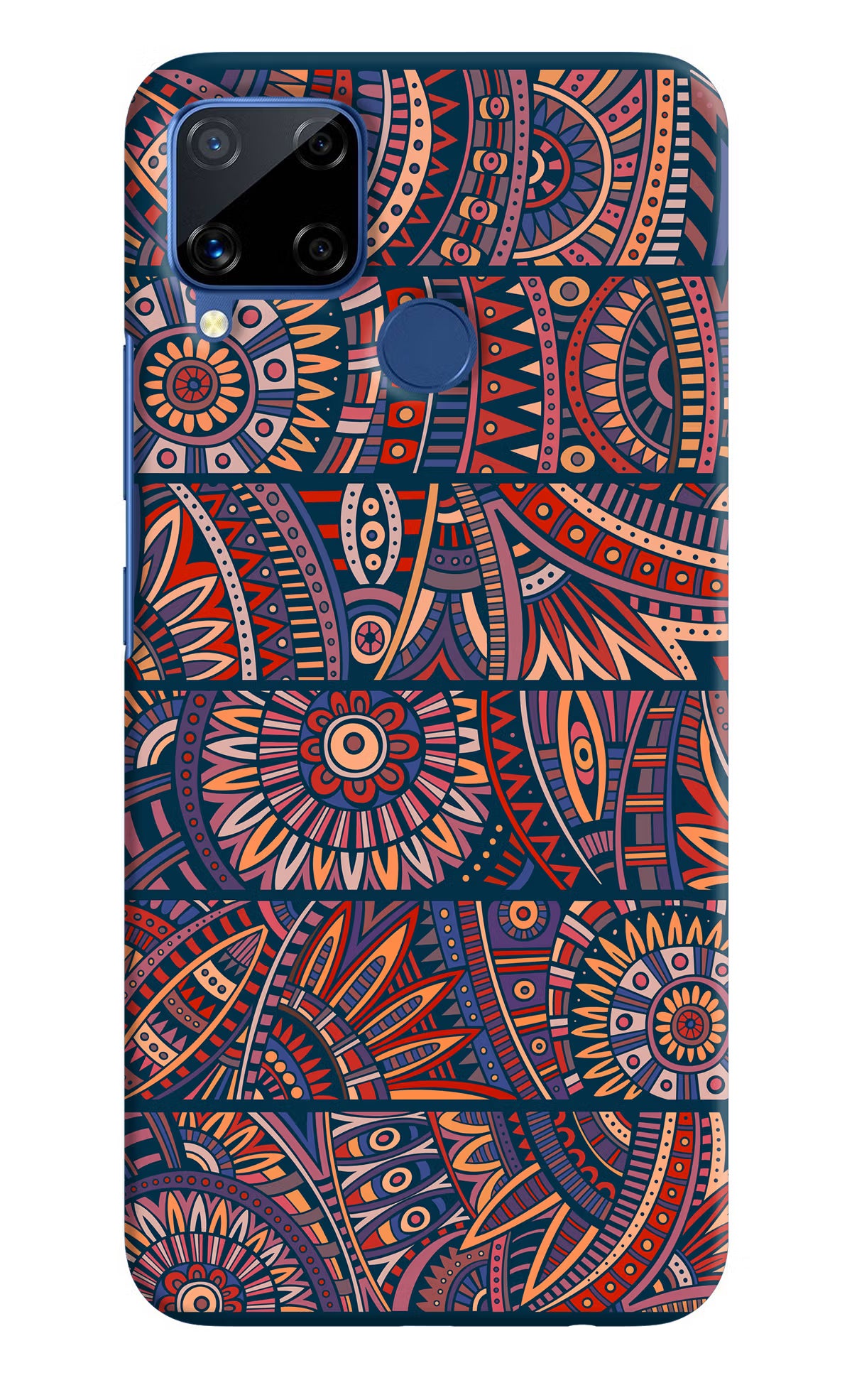 African Culture Design Realme C15 Hard Case Back Cover by Casekaro