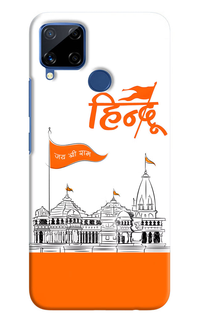 Jai Shree Ram Hindu Realme C15 Hard Case Back Cover by Casekaro