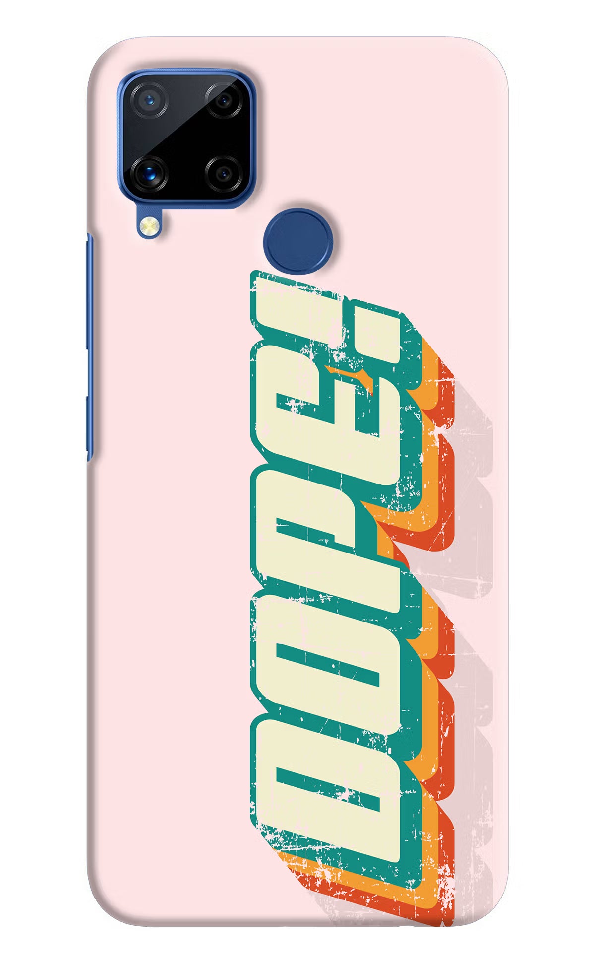 Dope Realme C15 Hard Case Back Cover by Casekaro