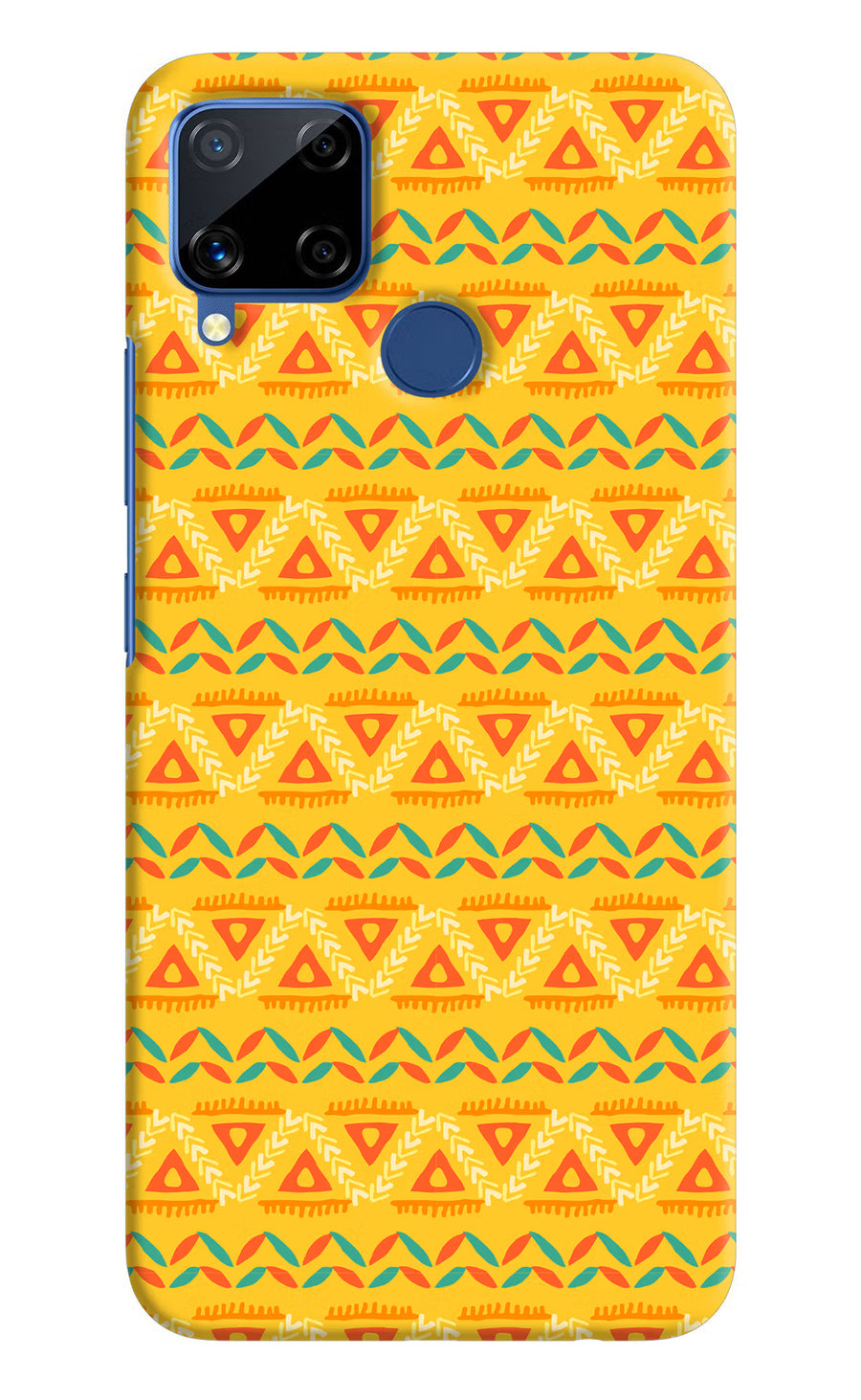 Tribal Pattern Realme C15 Back Cover, Hard case