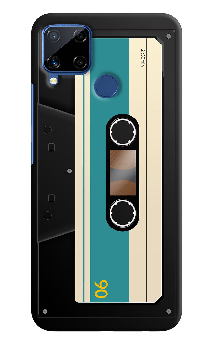 Cassette Realme C15 Back Cover, Hard case