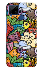 Veggie Doodle Realme C15 Hard Case Back Cover by Casekaro