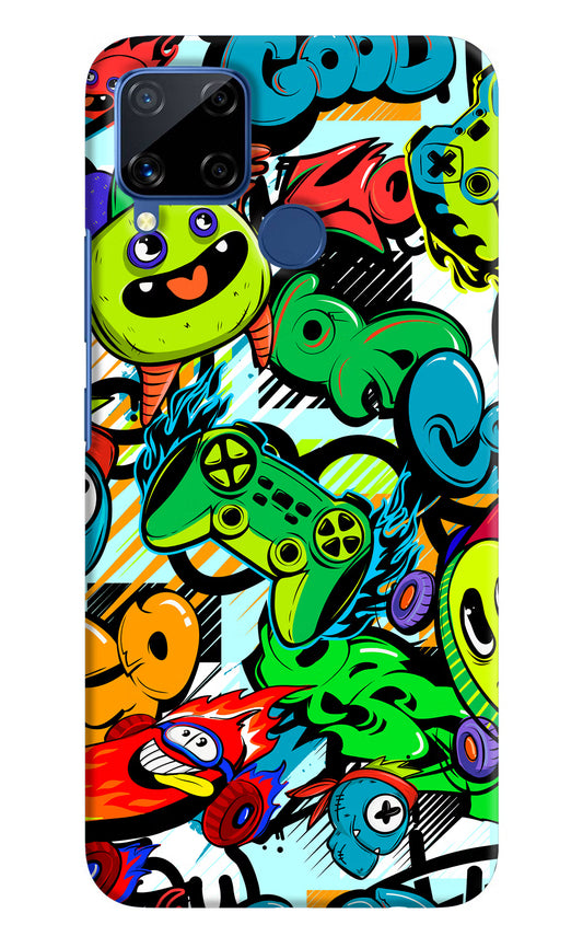 Game Doodle Realme C15 Hard Case Back Cover by Casekaro