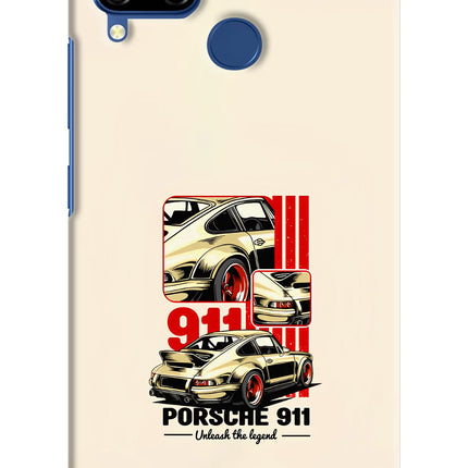 Classic Porsche 911 Realme C15 Hard Case Back Cover by Casekaro