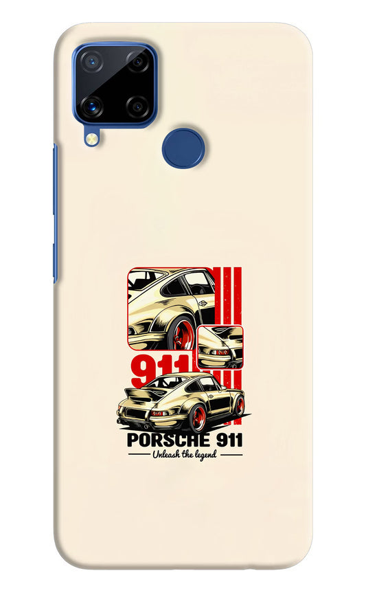 Classic Porsche 911 Realme C15 Hard Case Back Cover by Casekaro