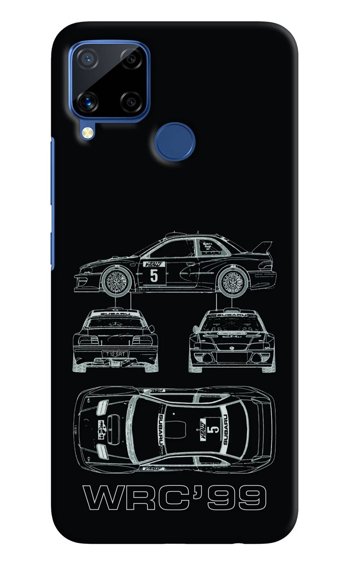 WRC'99 Realme C15 Hard Case Back Cover by Casekaro