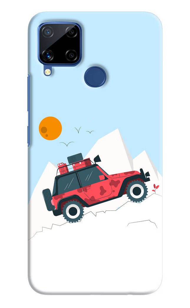 Mountain Trail Beast Realme C15 Hard Case Back Cover by Casekaro