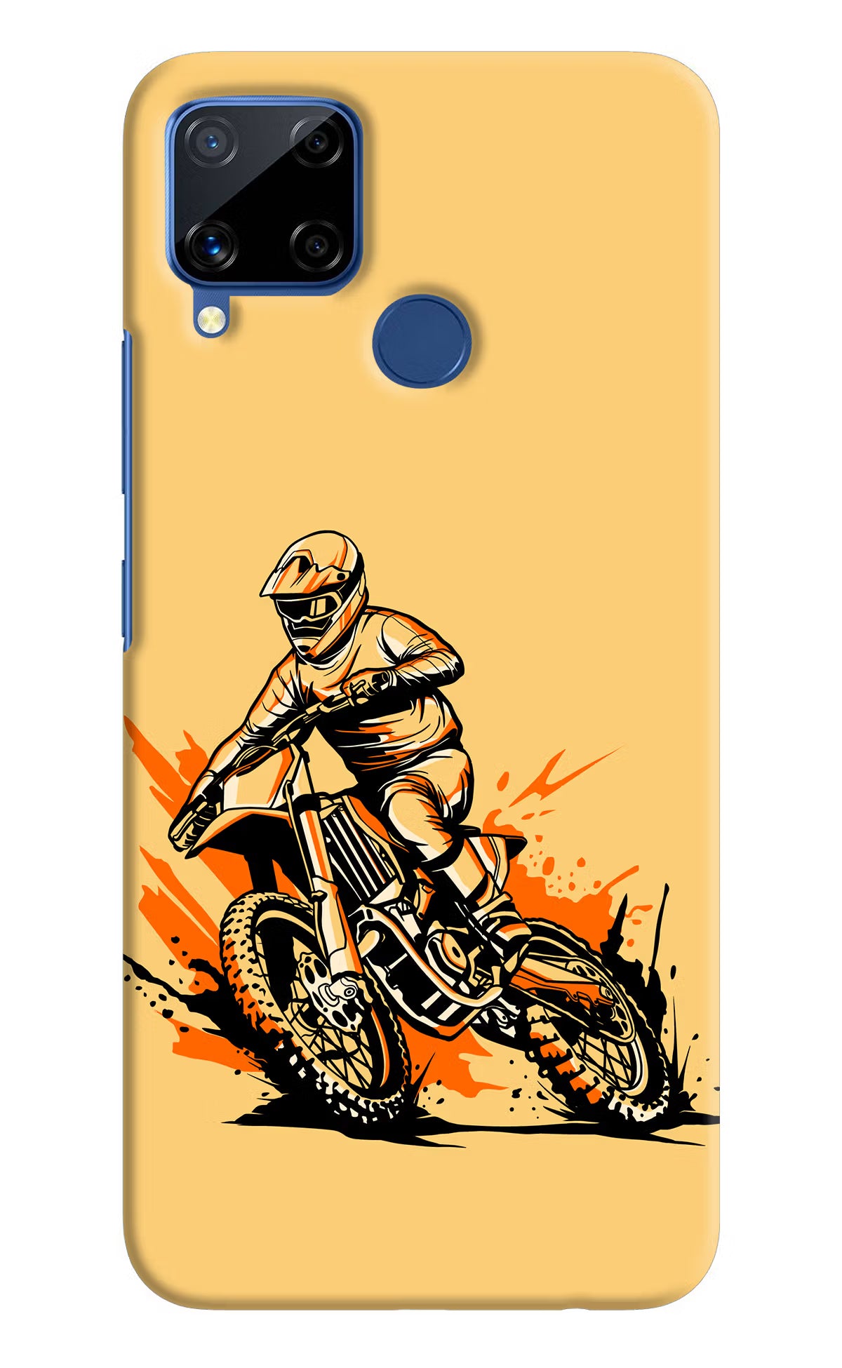 Off-Road Fury Realme C15 Hard Case Back Cover by Casekaro