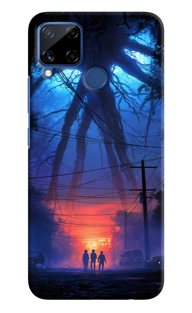 Ordinary Things Shadow Realme C15 Hard Case Back Cover by Casekaro