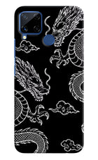 Twin Dragons Realme C15 Hard Case Back Cover by Casekaro