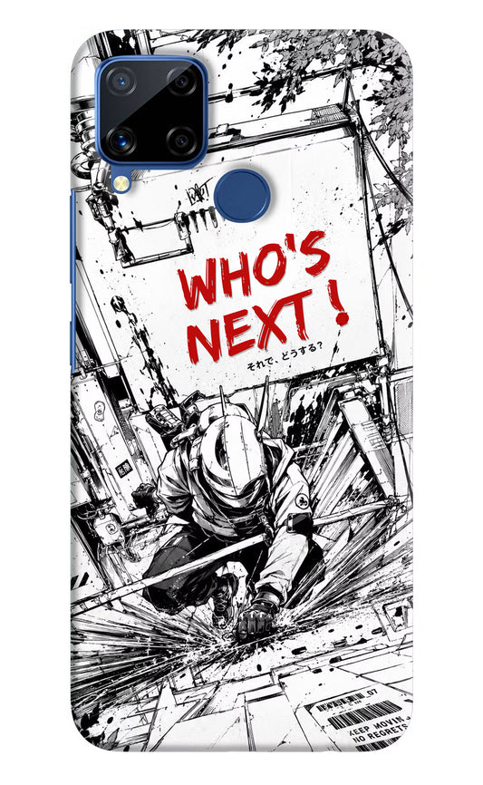 Who's Next Realme C15 Hard Case Back Cover by Casekaro
