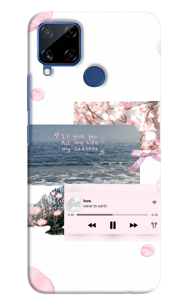 Wave to earth Realme C15 Hard Case Back Cover by Casekaro