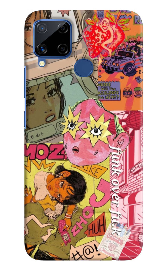 Funkover Realme C15 Hard Case Back Cover by Casekaro