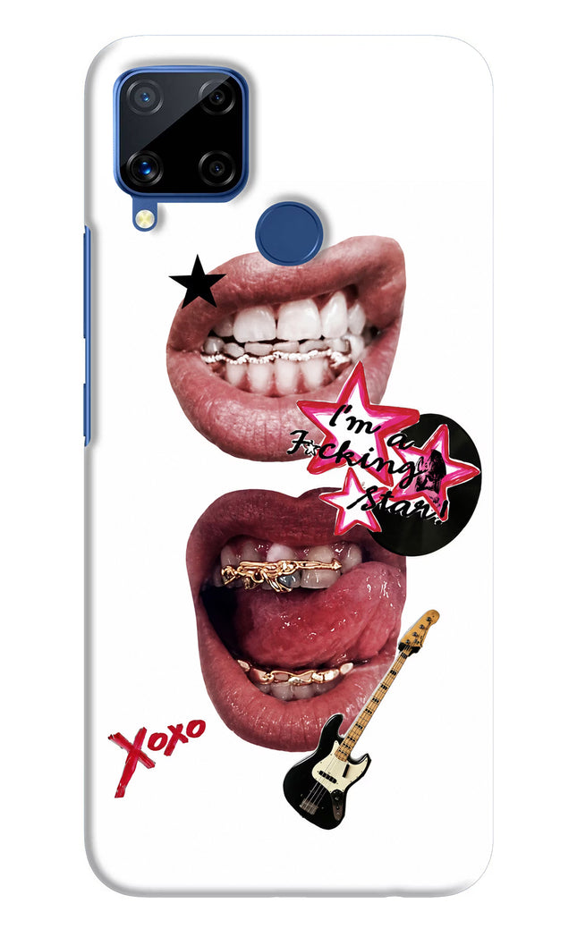 Rockstar Realme C15 Hard Case Back Cover by Casekaro