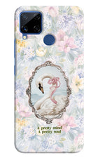 Pretty Mind Pretty Soul Realme C15 Hard Case Back Cover by Casekaro