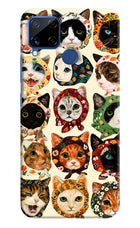 Cool Cat Realme C15 Hard Case Back Cover by Casekaro