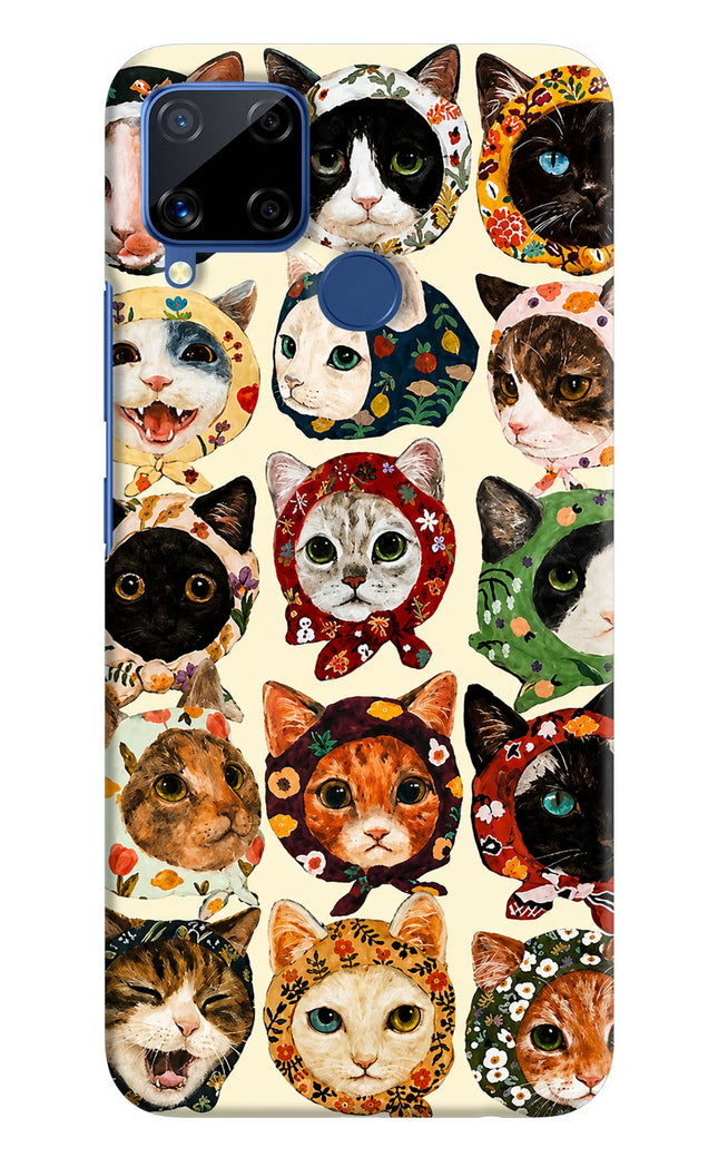 Cool Cat Realme C15 Hard Case Back Cover by Casekaro