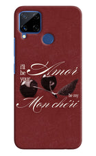 Velvet Cherry Realme C15 Hard Case Back Cover by Casekaro