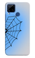 Blue Web Realme C15 Hard Case Back Cover by Casekaro