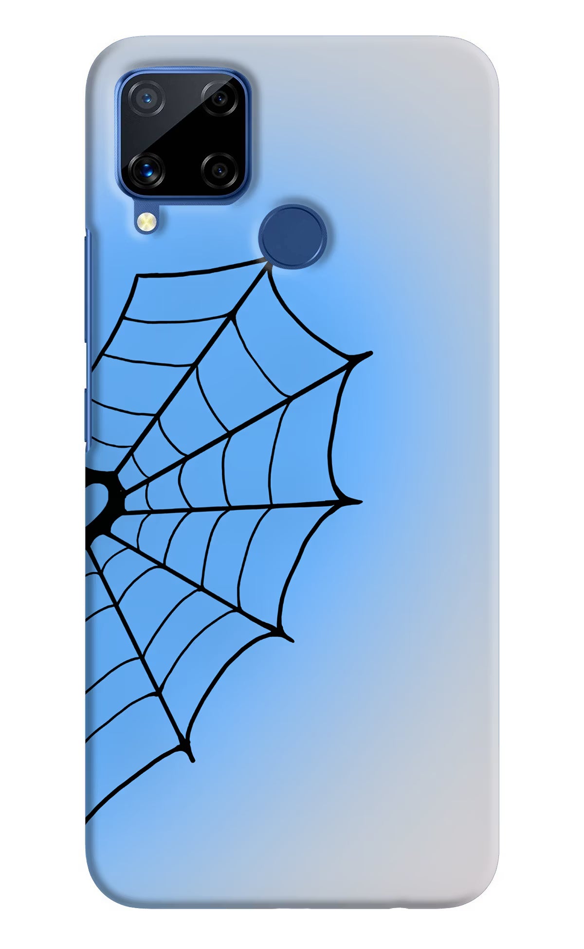 Blue Web Realme C15 Back Cover
