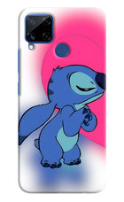 Stitch Hug Realme C15 Hard Case Back Cover by Casekaro
